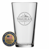 Custom Engraved 16 oz Pint Mixing Glass