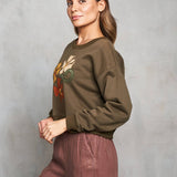 4783-MAT French Terry Applique Sweatshirt