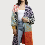 Soft Multi Patterned Cardigan