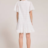 Embroidered Cotton Minidress