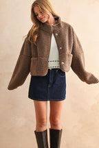 Suede & Sherpa Reversible Jacket