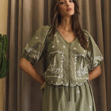 Embroidered blouse