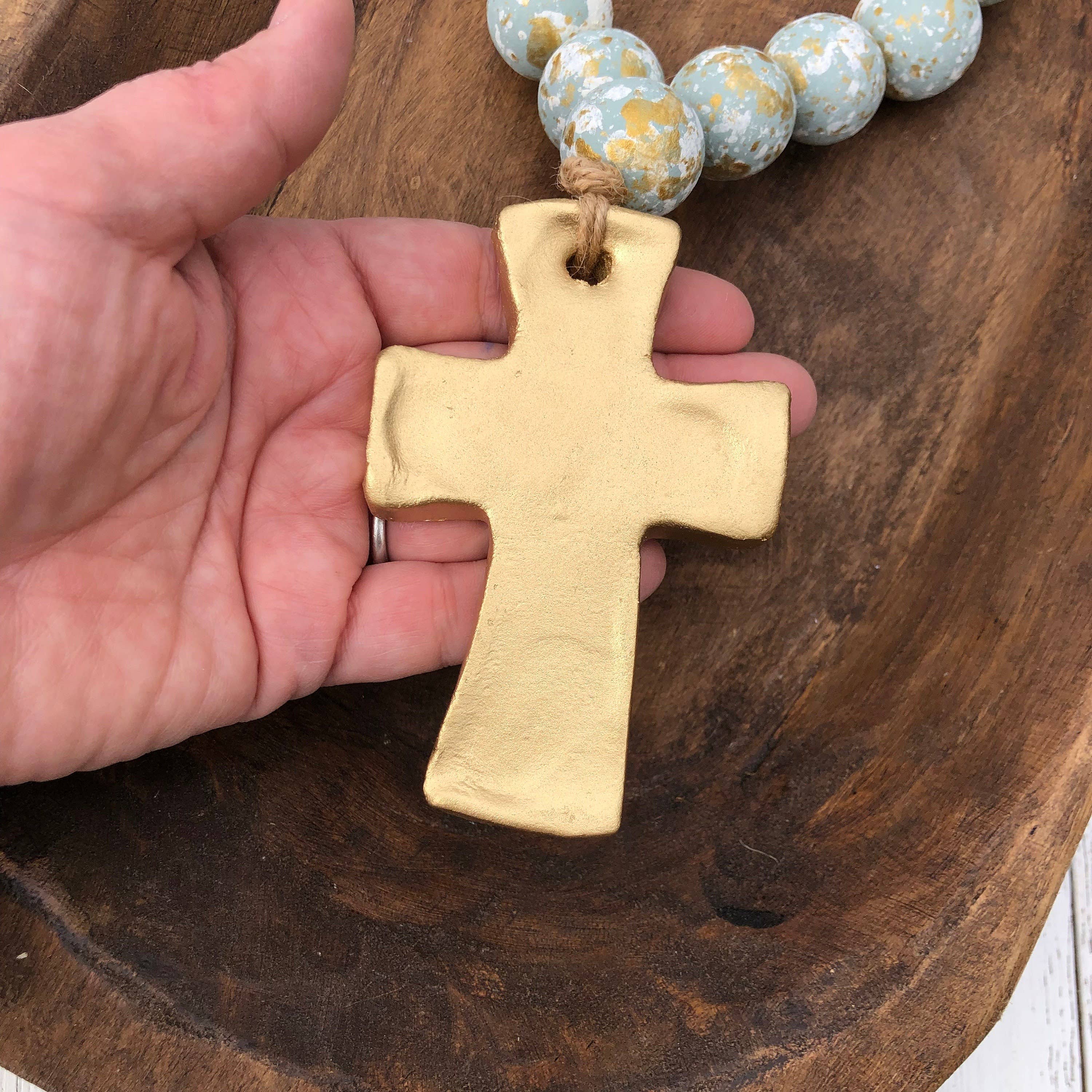 Blessing Beads with Cross (Medium)