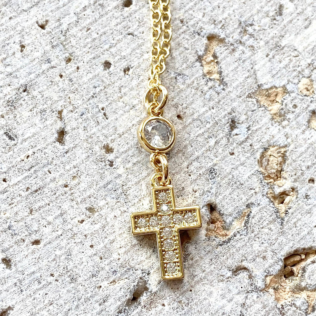 Gold Cross Necklace