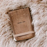 "Bucket List" Mini Leather Journal