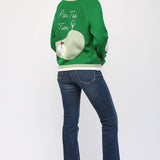 GOLF EMBROIDERED PATCH CARDIGAN LW2119