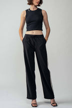 Sporty Stripe Maxi Pants