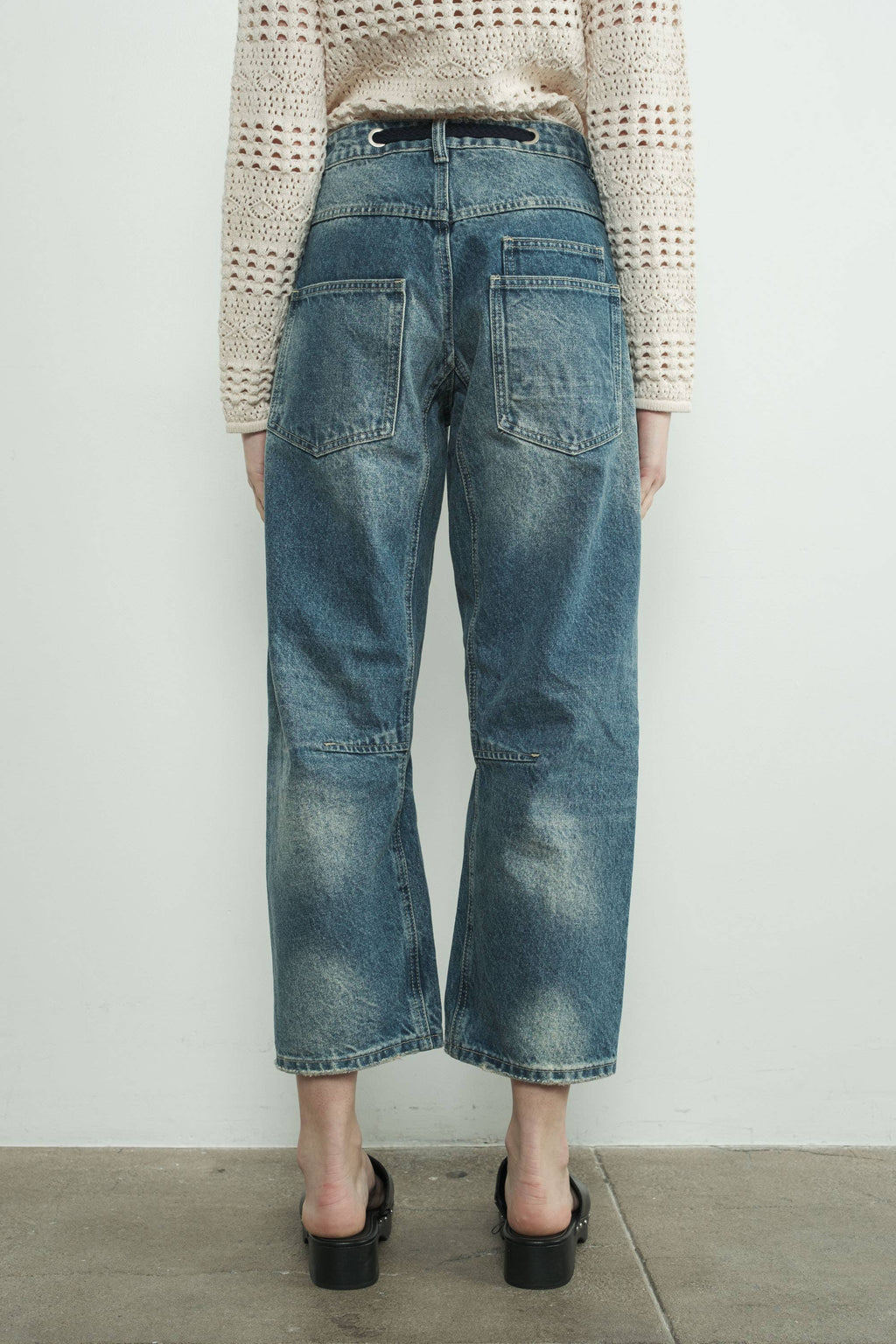 Barrel Denim Pants