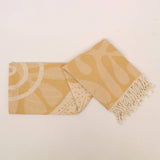 Turkish Cotton Towel with Whale Motif – Spa, Bath or Travel