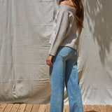 Knit Off-The-Shoulder Sweater
