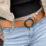 Pip | Vintage Full-Grain Leather Belt for Women