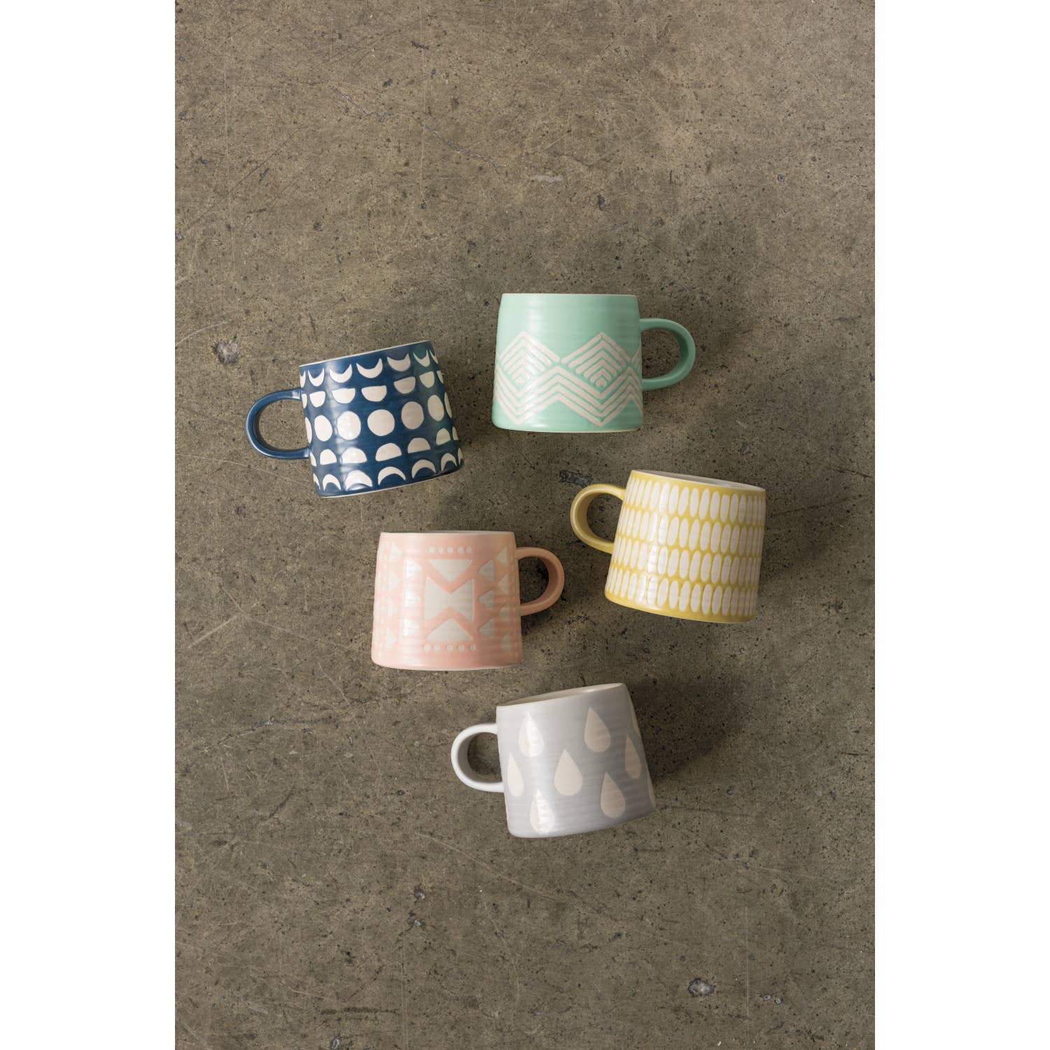 Ink Imprint Stoneware Mugs