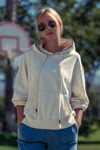 Vintage-Wash Hooded Sweatshirt