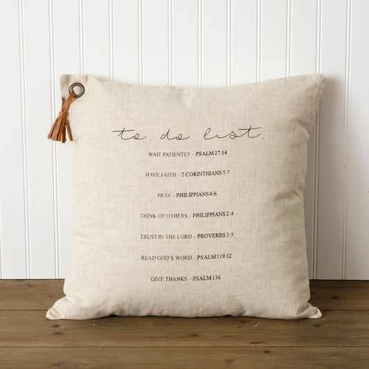 "To Do List" Throw Pillow