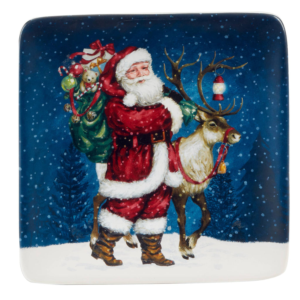 Santa's Secret Christmas Canape Plate