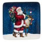 Santa's Secret Christmas Canape Plate