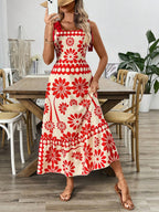 Boho Chic Floral Dress