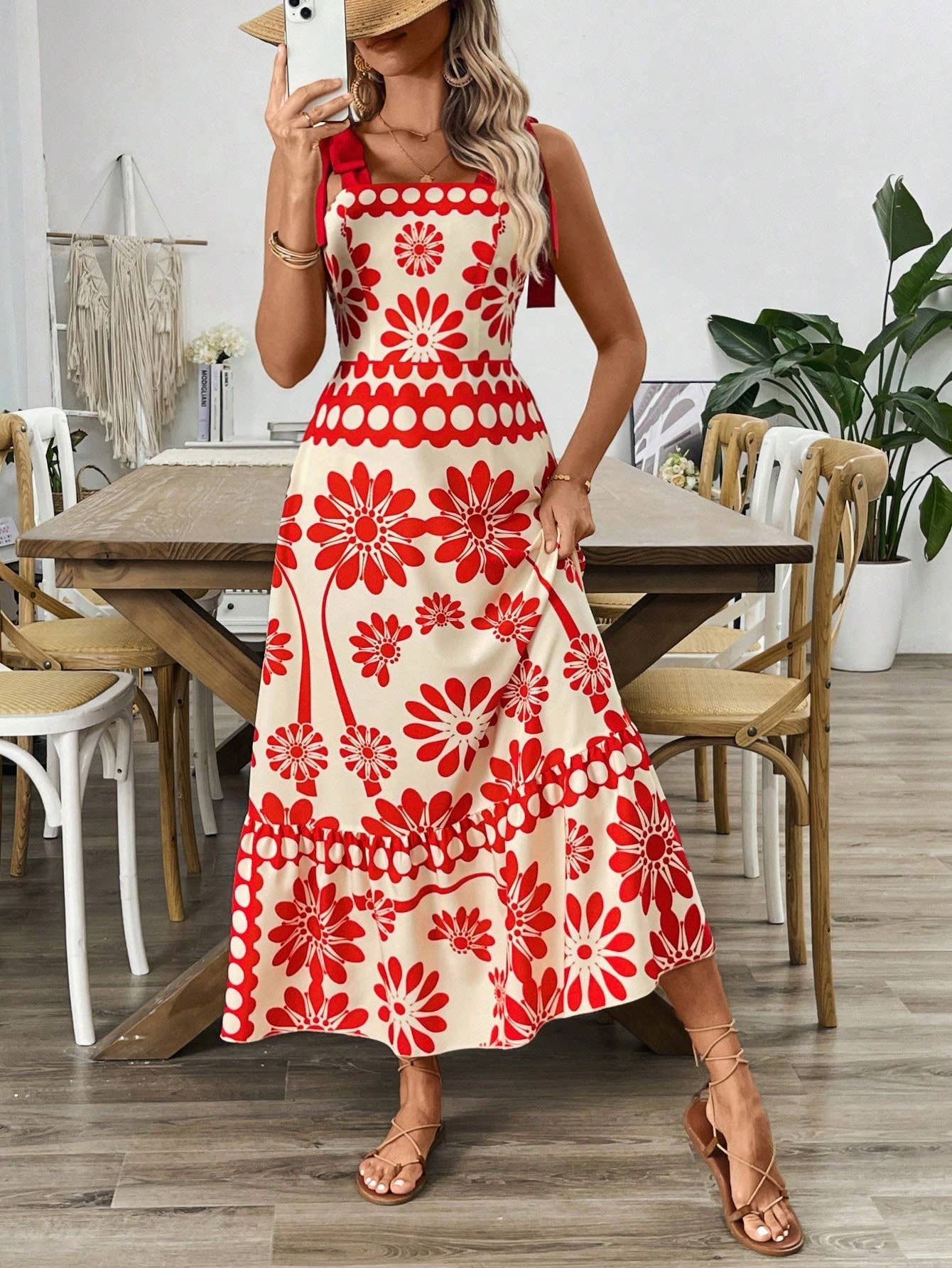 Boho Chic Floral Dress