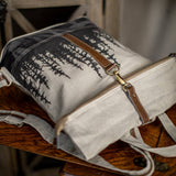 Black Spruce Forest Recycled Canvas Backpack