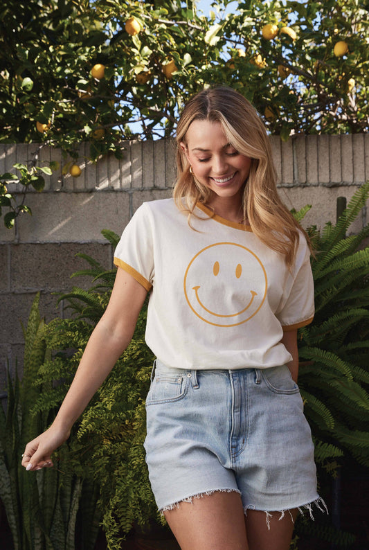 Smiley Face Vintage T-Shirt