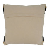 Throw Pillow With Embroidered Stripe Design