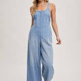 Denim Overall Jumpsuit