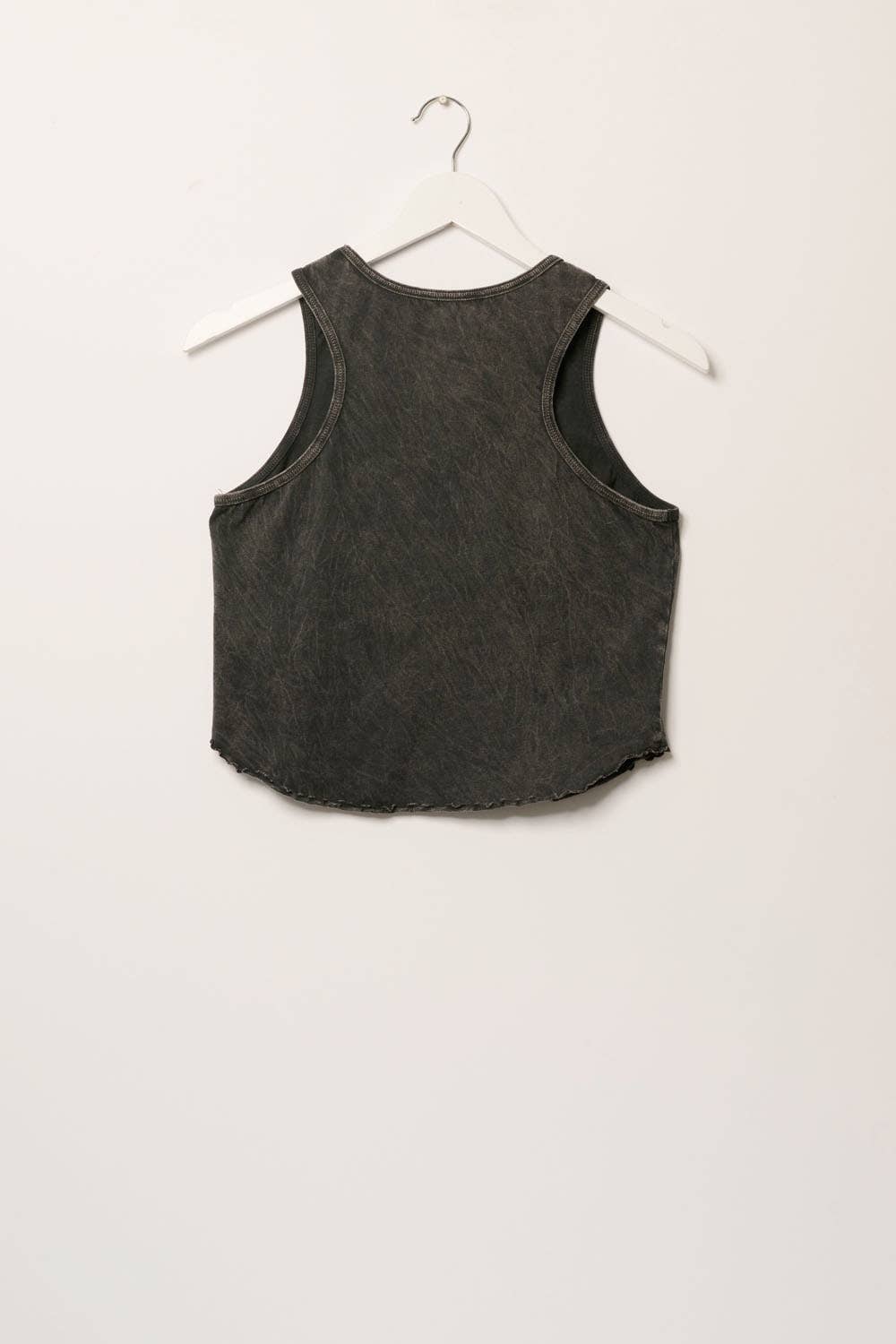 "97" Crew Neck Cropped Graphic Tank Top