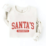 SANTA'S FAVORITE Graphic Sweatshirt