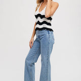 Halter Sweater Knit Cami Top