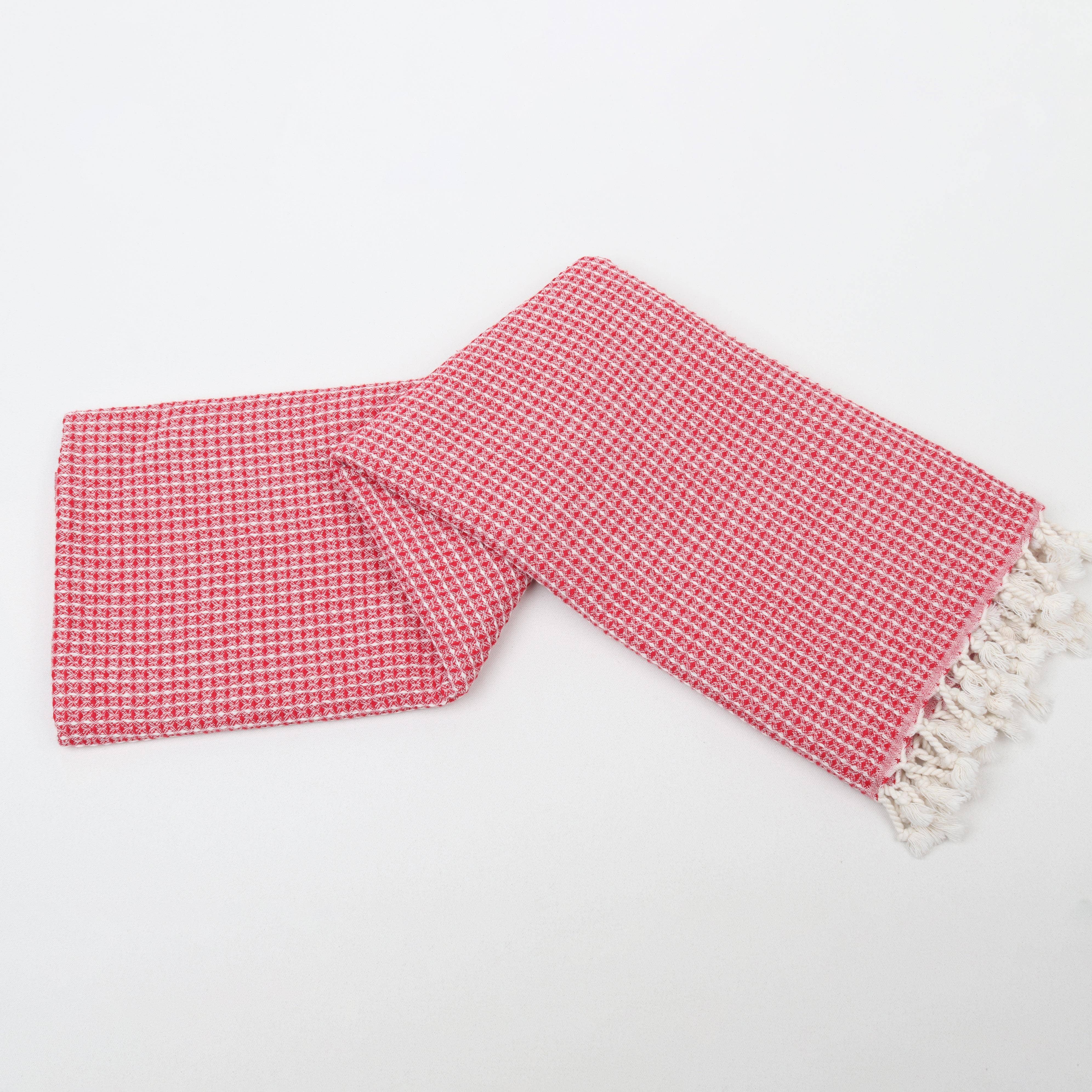 Waffle Weave Turkish Towels – Soft & Quick-Dry Cotton