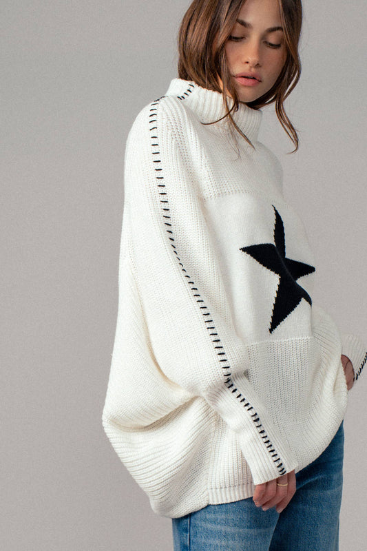 Star Knit Sweater