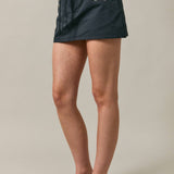LOW WAIST GROMMET DETAIL MINI SKORT