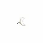 Dreamer Quote Moon Post Earrings