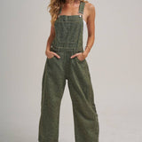 VINTAGE LEOPARD OVERALL JUMPSUIT WITH BARREL LEG SILHOUETTE