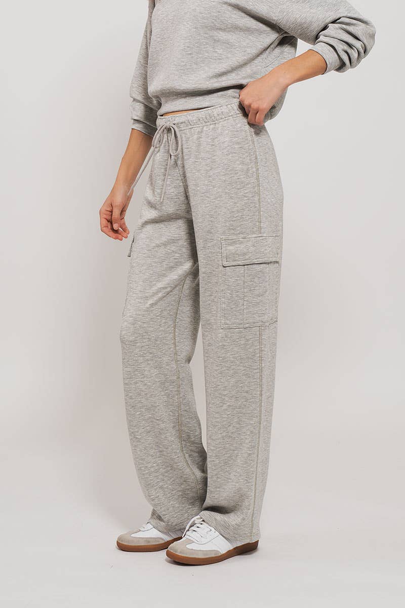 Relaxed Fit Cargo Sweatpants