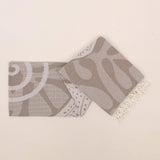 Turkish Cotton Towel with Whale Motif – Spa, Bath or Travel