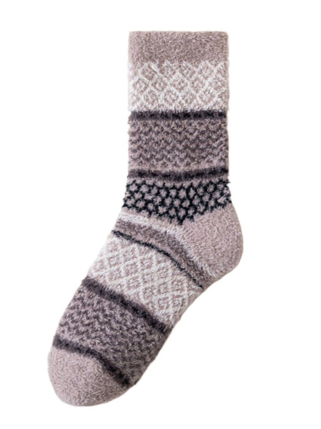 Cozy Fleece Thick Crew Socks