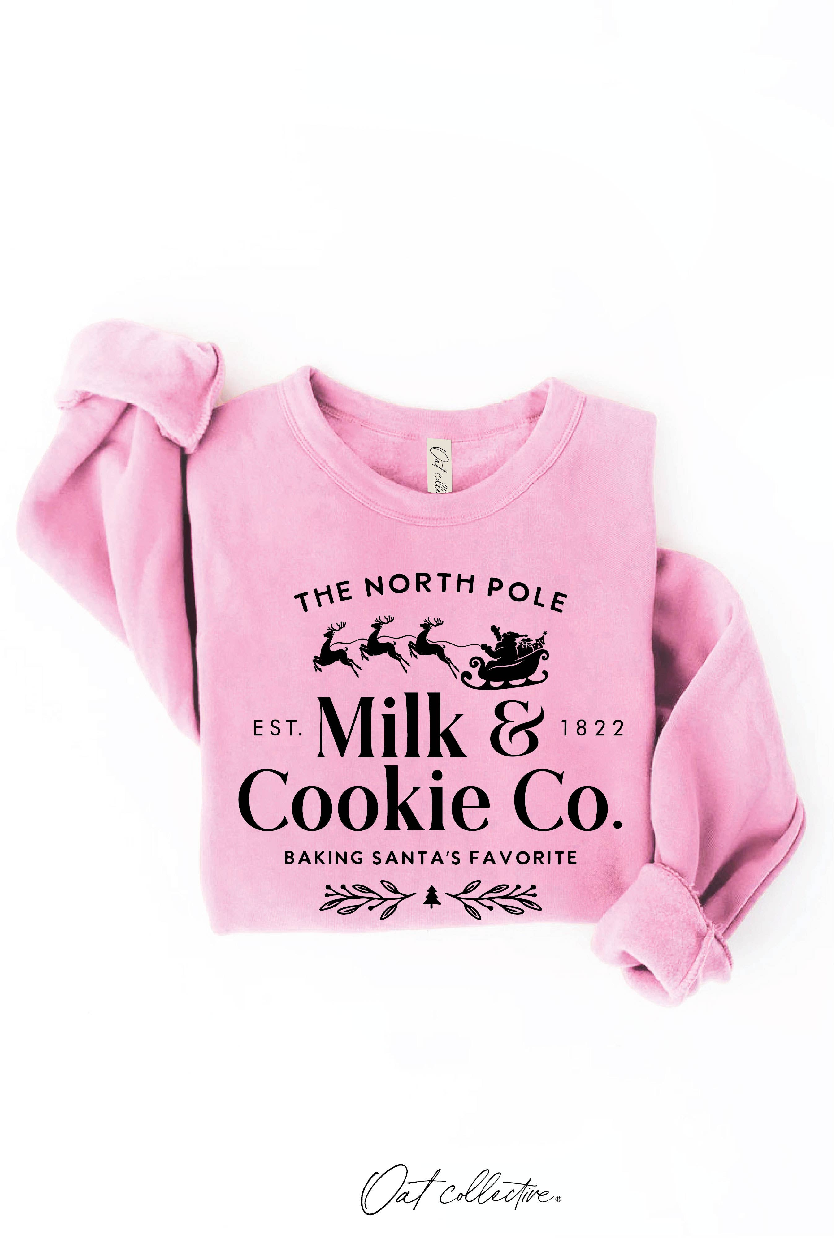"THE NORTH POLE MILK AND COOKIE CO." Sweatshirt