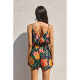 Hibiscus Wrap Romper