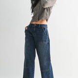 Weathered Blue Jeans