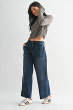 Weathered Blue Jeans