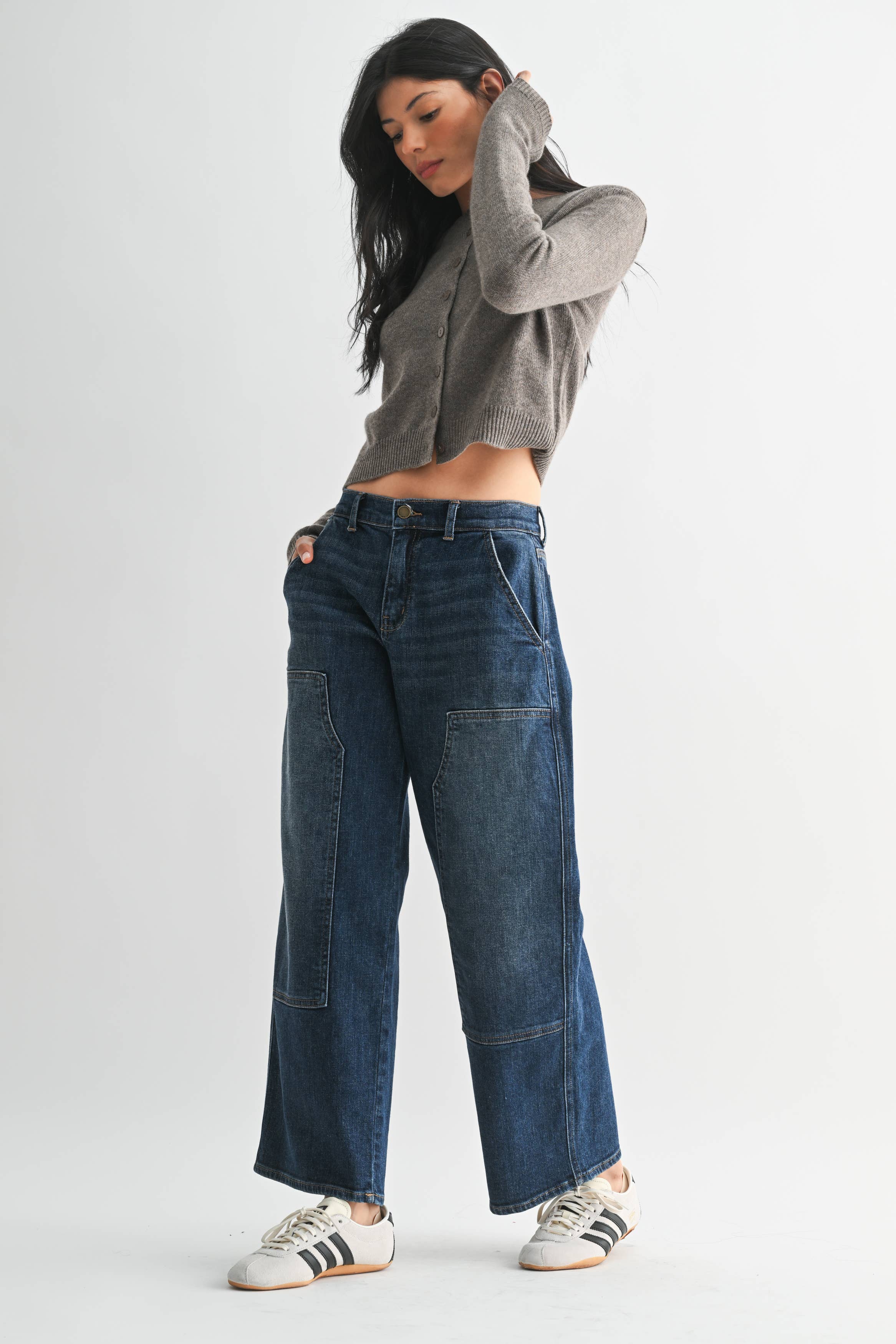 Weathered Blue Jeans