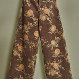 Vintage Botanical High-Rise Wide Leg Denim