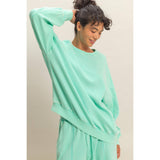 Acid Wash Oversized Sweatshirt