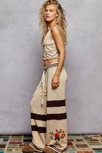 Striped & Floral Lounge Pants