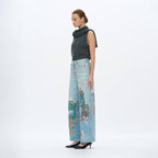 High Rise Barrel Denim Jeans