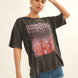 Pink Floyd Band Photo Mineral Wash Graphic Tee