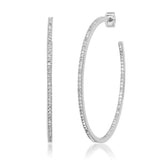 Extra Large Pave Hoops