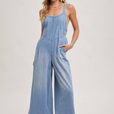 Denim Overall Jumpsuit