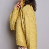 Chic Collar Button Knit Cardigan Cozy Oversized Sweater SALE